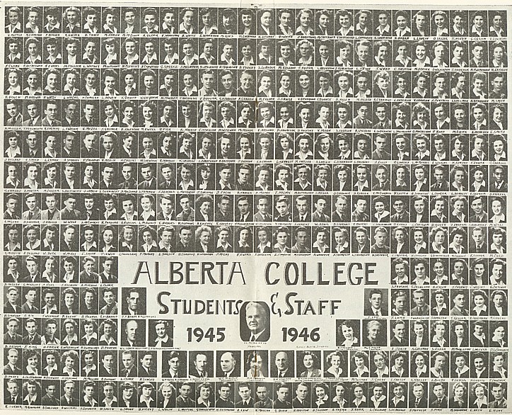 Students of Alberta College, 1945-1946