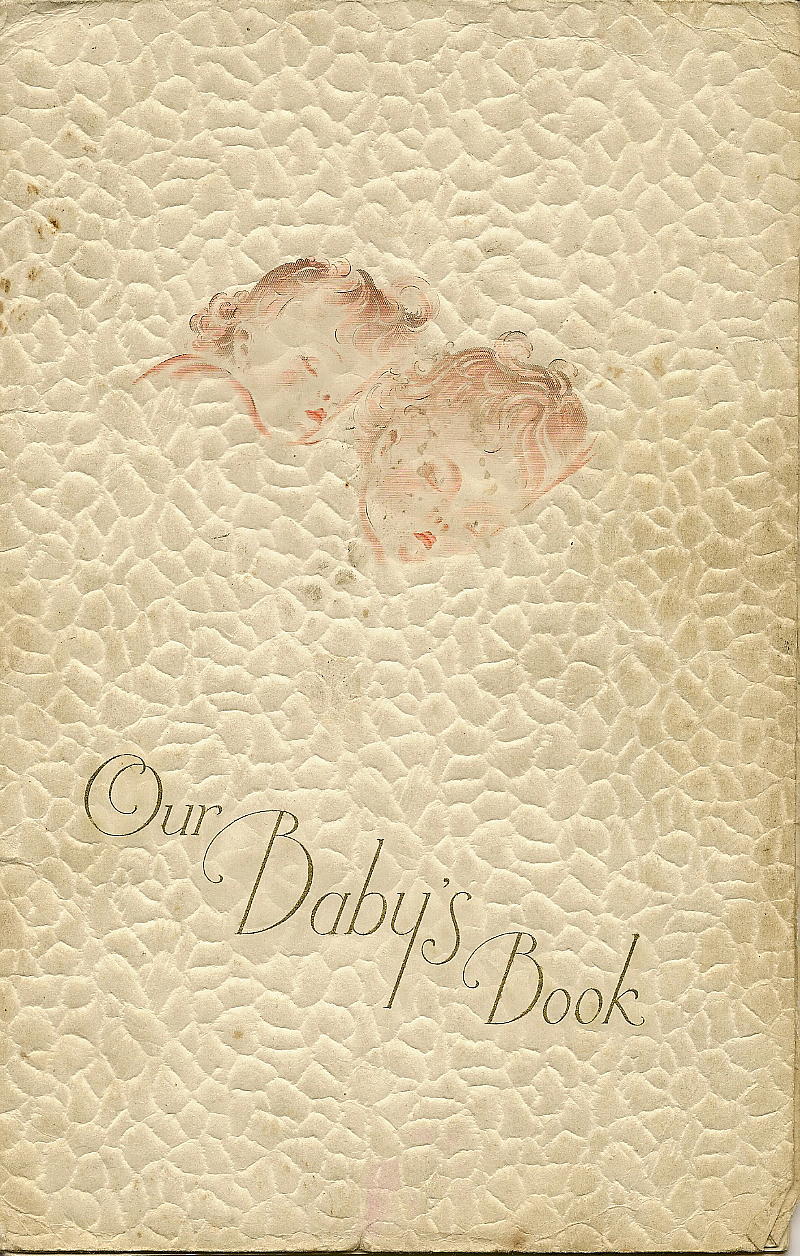 Cover of Baby Book from Nugent's Drug Store, Geraldton