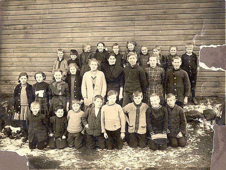 Photograph of unknown school class