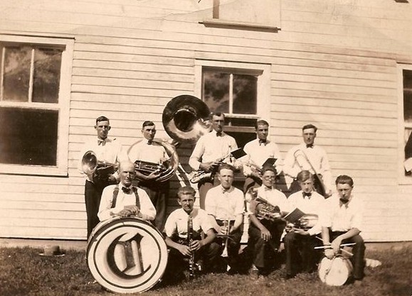 Easton's Corners community band, 1930.