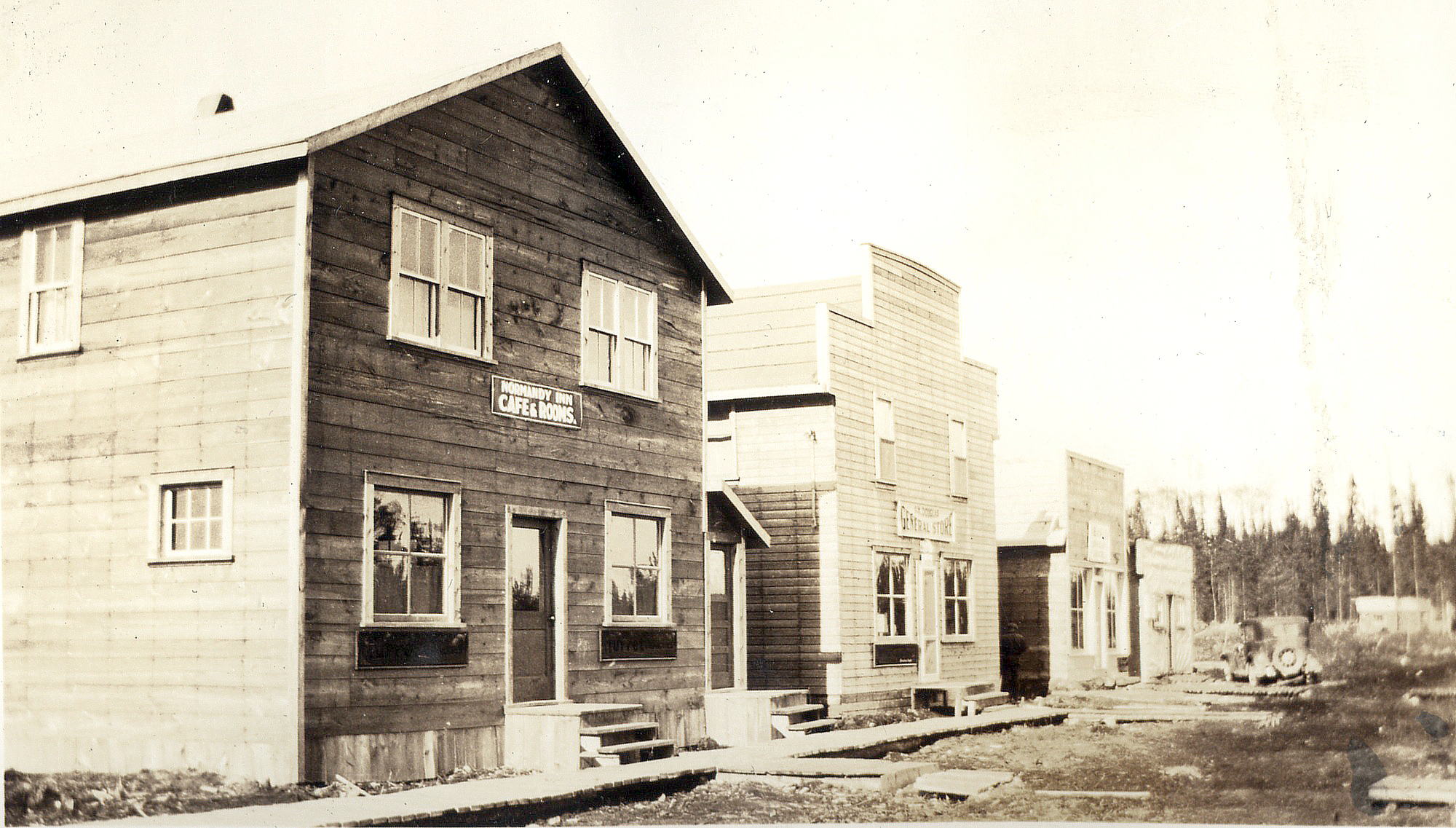 Downtown Geraldton, Ont. about 1935