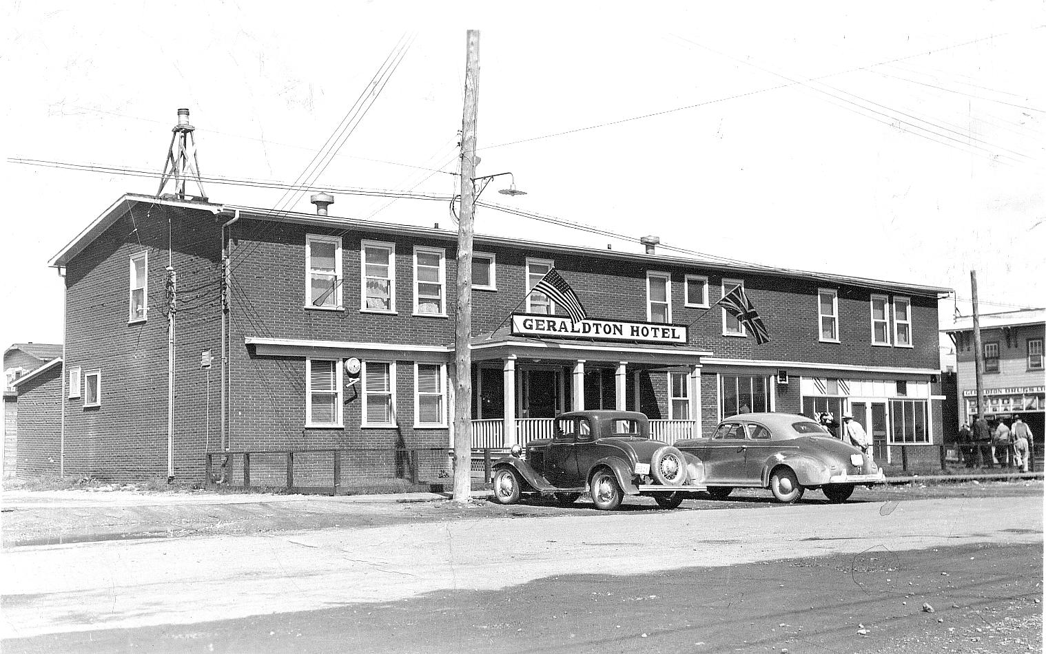 Geraldton Hotel, Geraldton, Ont. before 1946