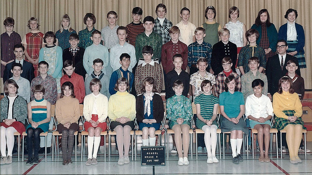 Huttonville Public School, Grade Eight, 1967