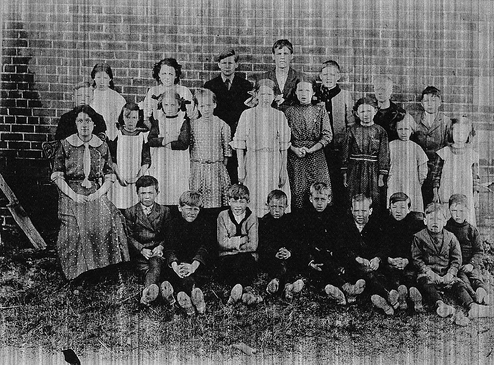 Chinguacousy Township Ontario, S.S. No. 5, 1914, Class Photo