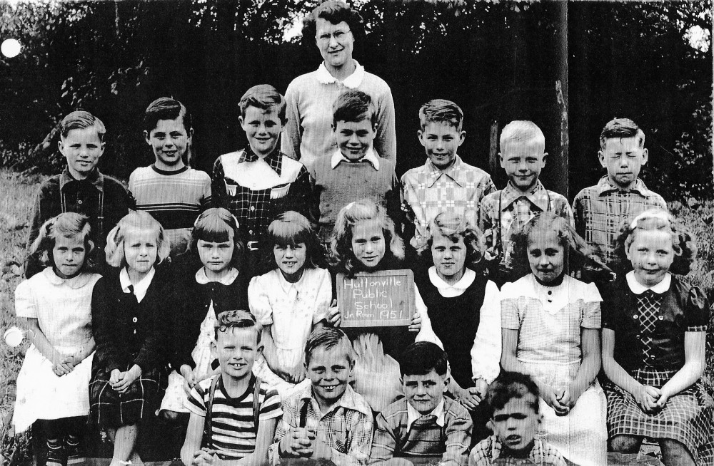 Huttonville Public School, 1951 Class Photo