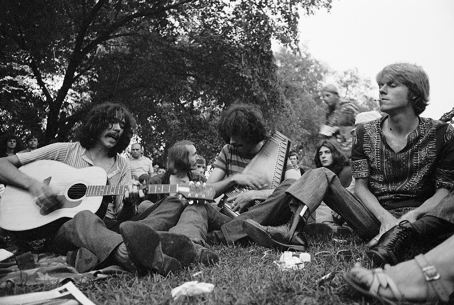 Mariposa Folk Festival, Toronto Island, 1970.