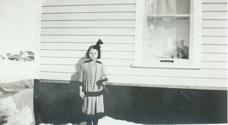 Margaret Carlson at Crosby North Dakota, 1917