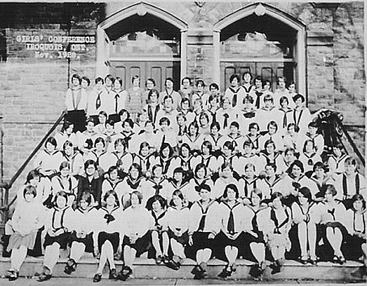 Girls' Conference, Iroquois Ontario, November, 1928.