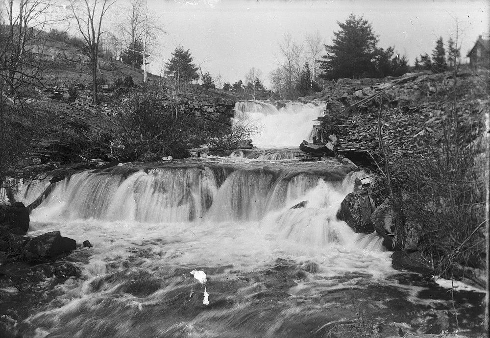 Waterfall near Snow Road, c.1900