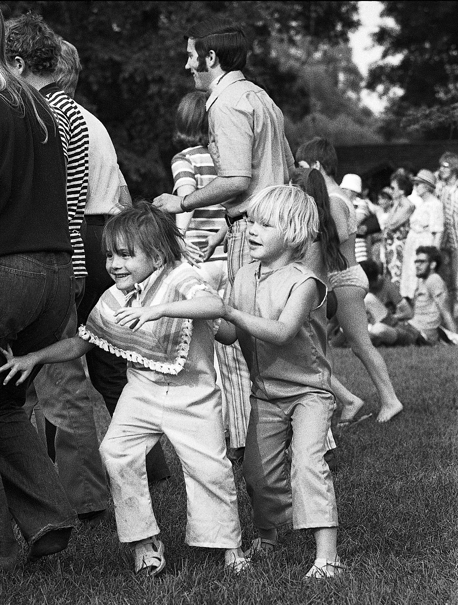 Mariposa Folk Festival, Toronto Island, 1970.