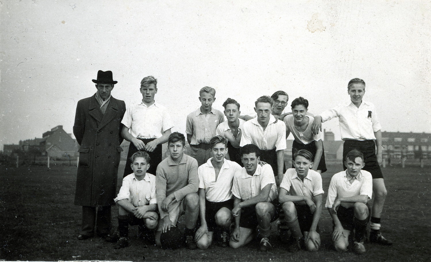 Voorburg Netherlands, soccer team, c.1948