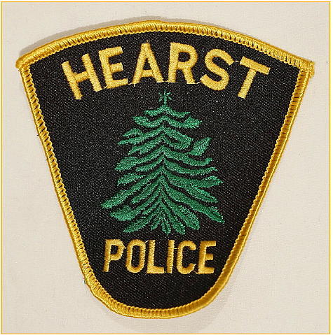 reproduction Hearst Police patch