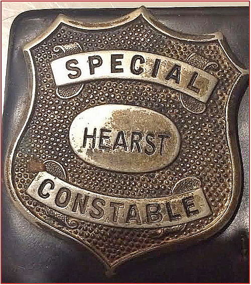 Badge of Special Hearst Constable