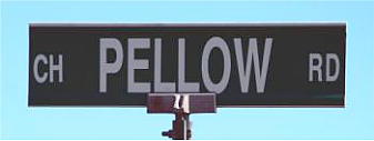 Pellow Rd. street sign