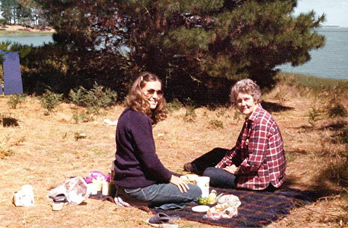 Mum & Christine, Lake Burrumbeet, Australia -1976