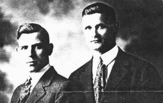 Bill Shoppoff and Tony Chalykoff, early 1920s