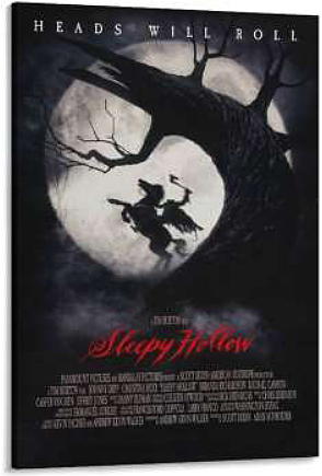 'Sleepy Hollow' DVD cover illustration