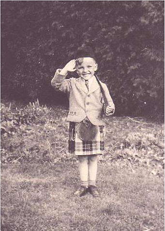 'Teddy' Chalykoff, saluting, c. 1941, Oakville.