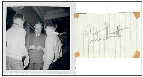 Foster Hewitt and his autograph