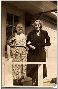 Catherine Sharp and her mother-in-law