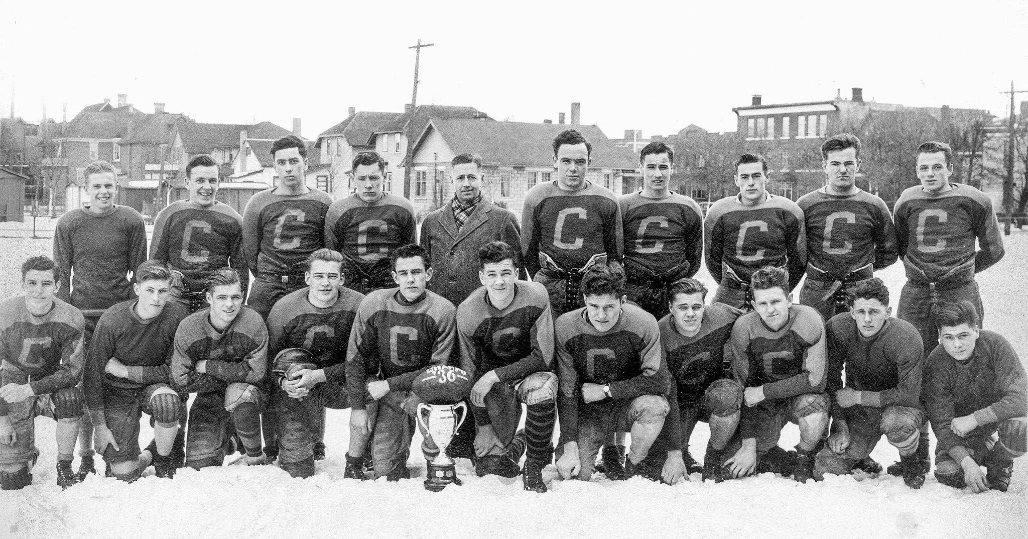 Fort William Collegiate Institute football champions, 1936