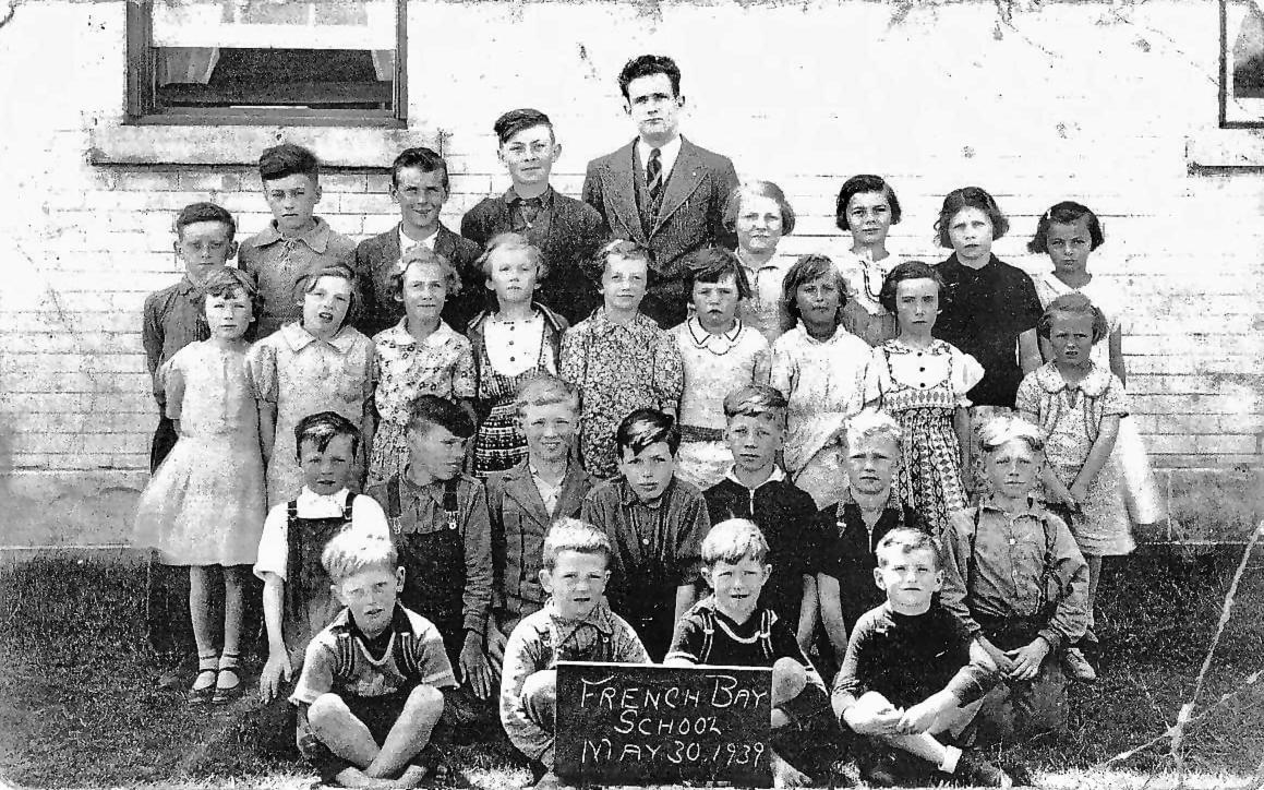 French Bay School, 1939, students