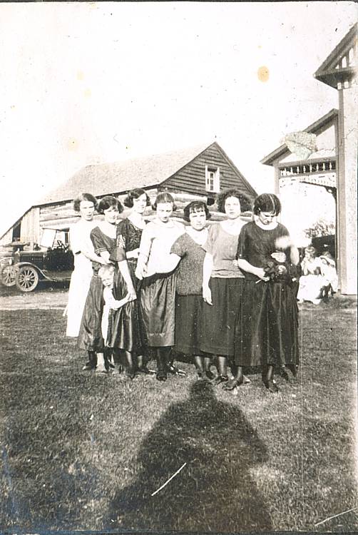 group of young women