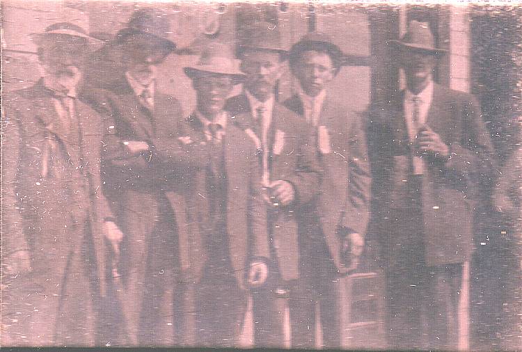 Tintype of unknown group