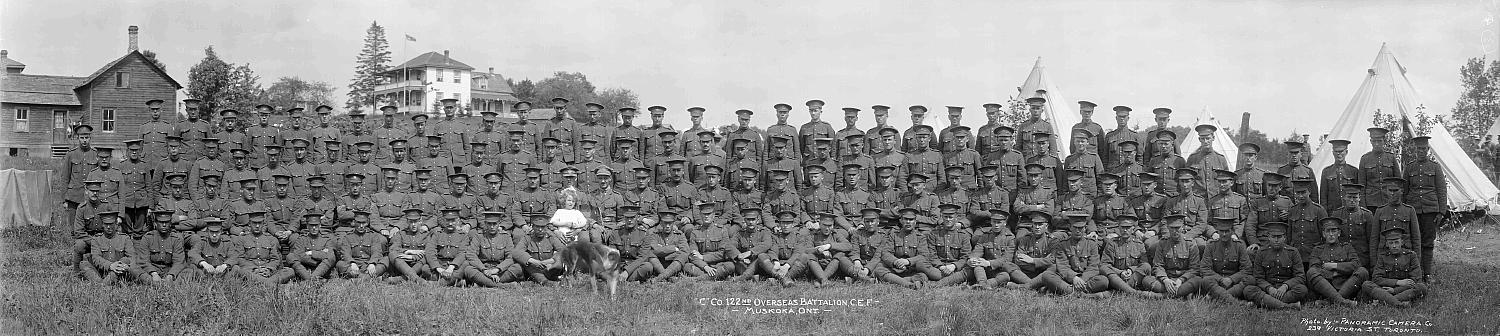 122nd Overseas Battalion, C.E.F., Muskoka.