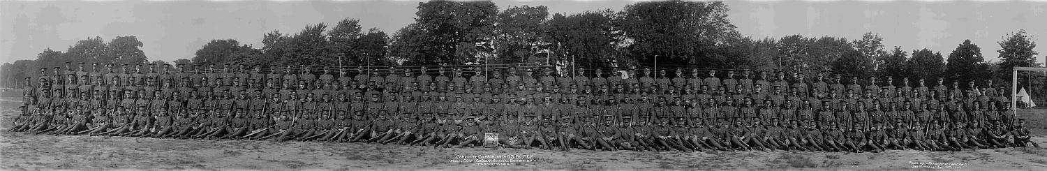 169th Overseas Battalion, Composite Co., Toronto, 1916.