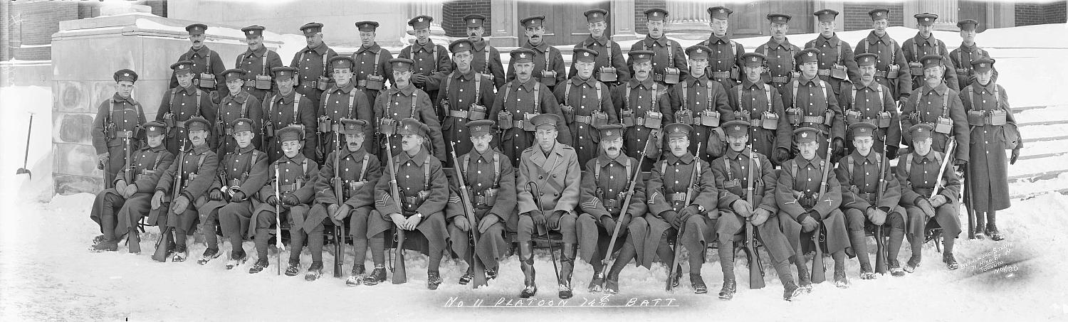 74th Battalion, C.E.F., Platoon #11 'C' company.