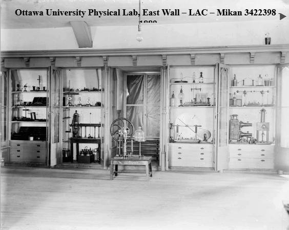 Ottawa University Physical Lab, East Wall-LAC-Mikan 3422398 - 1889.