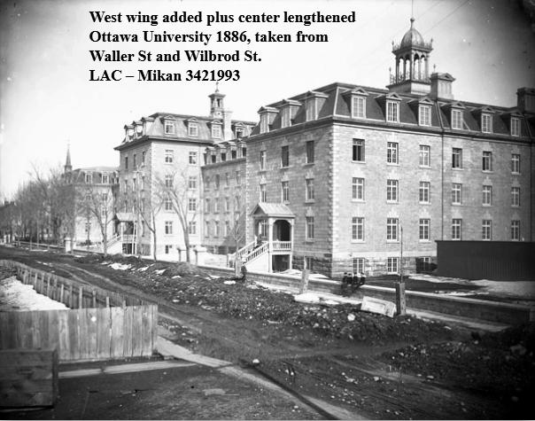 Ottawa University addition, 1886.