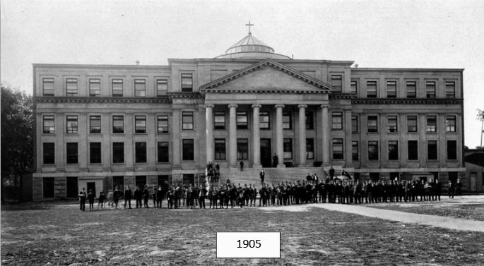 Ottawa University in 1905.