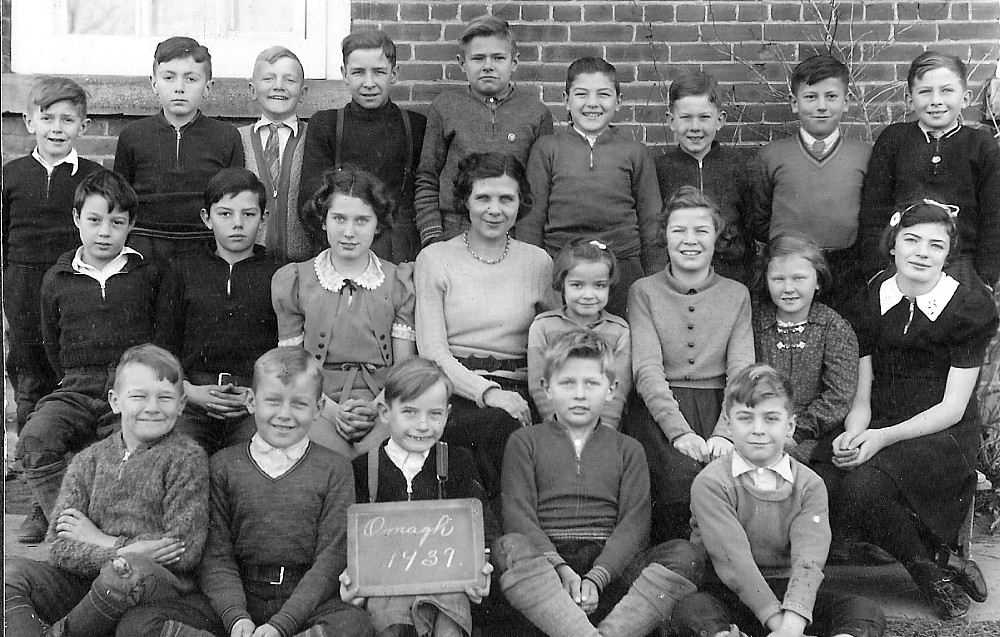 Omagh Public School, 1939 class photo