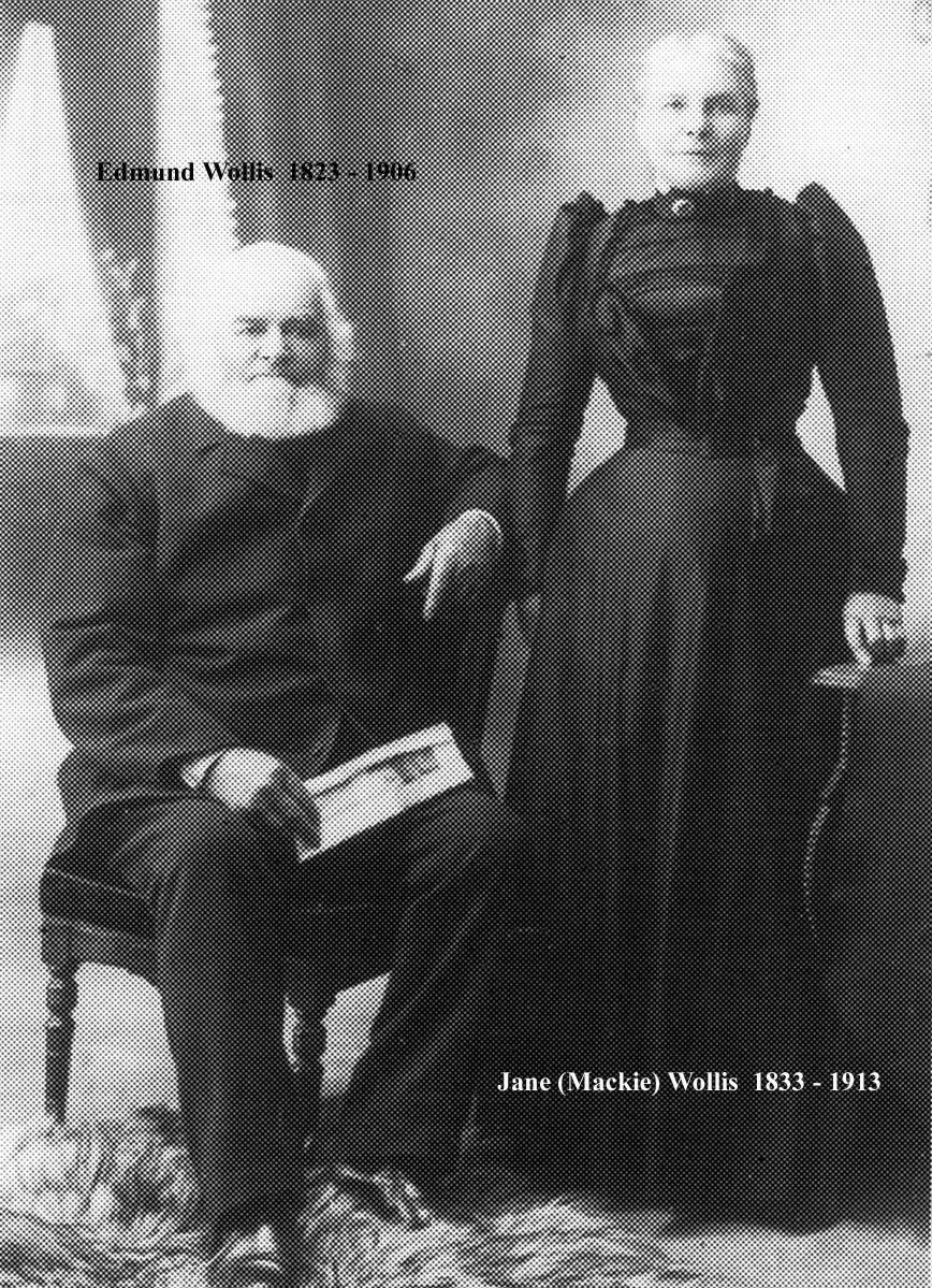 Edmund Wollis & Jane Mackie, about 1900.
