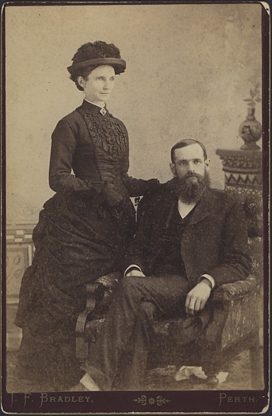 Rev. A.G. Robertson and sister Aggie.