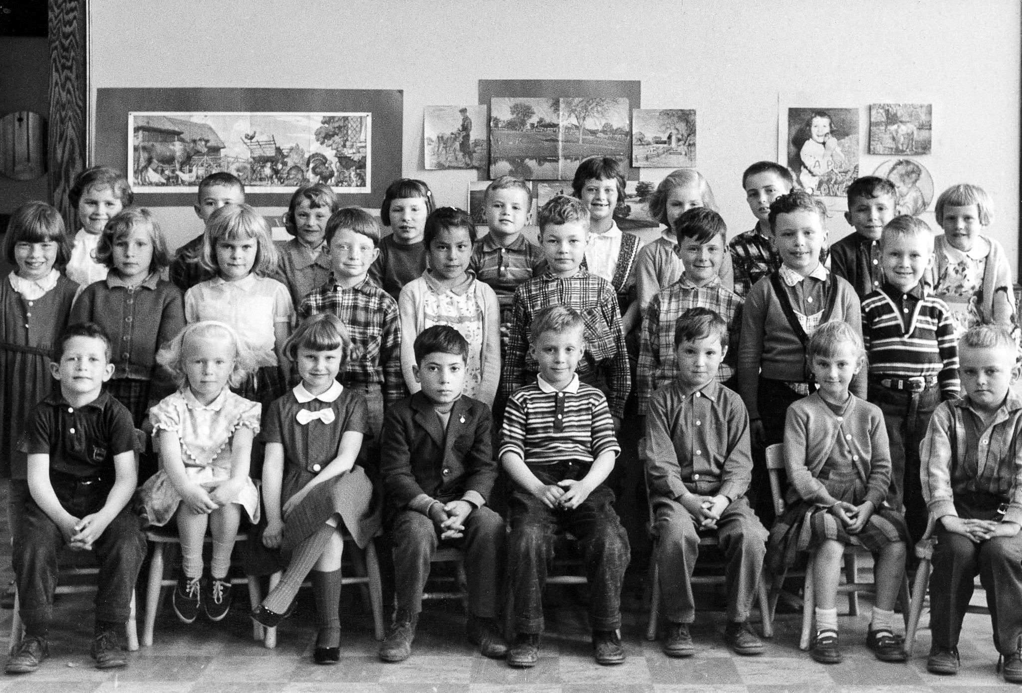 Prospect School, Port Arthur, Ontario, Grade 2, 1961-62