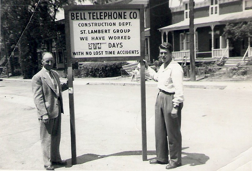 Bell Telephone employees, St. Lambert, Quebec.