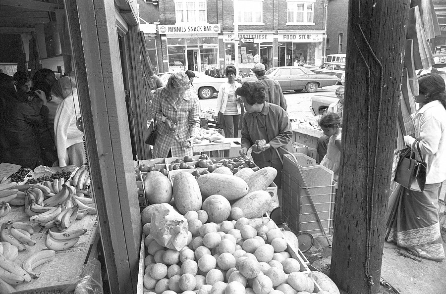 Kensington Market, Toronto, 1971/72.